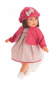 Кукла Аделина в красном, 55 см (Antonio Juans Munecas, 1824R)